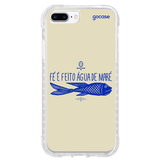 Capinha para celular  Iemanjá Fé na Água - Creme