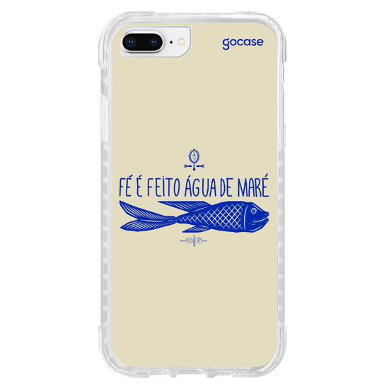 Capinha para celular  Iemanjá Fé na Água - Creme