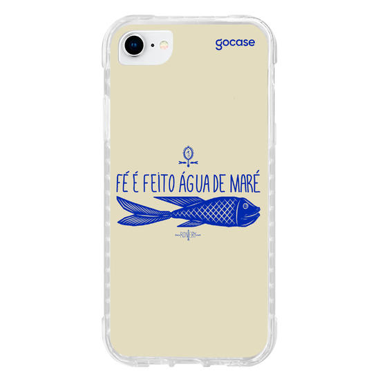 Capinha para celular  Iemanjá Fé na Água - Creme