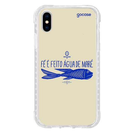 Capinha para celular  Iemanjá Fé na Água - Creme