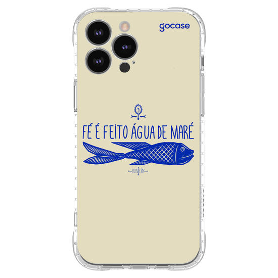 Capinha para celular  Iemanjá Fé na Água - Creme