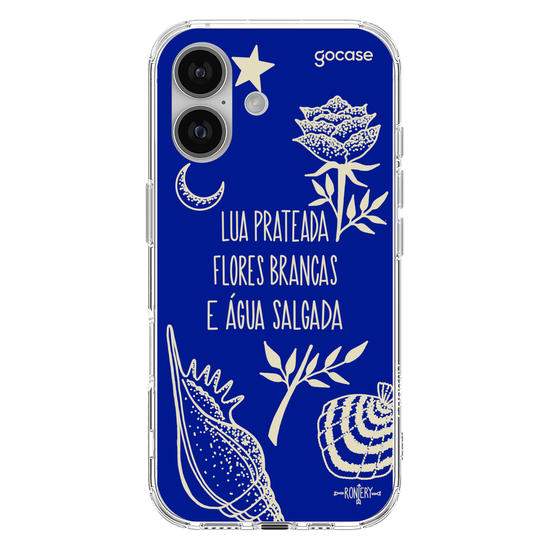 Capinha para celular  Iemanjá Fé no Mar - Azul