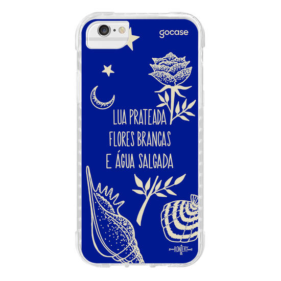 Capinha para celular  Iemanjá Fé no Mar - Azul