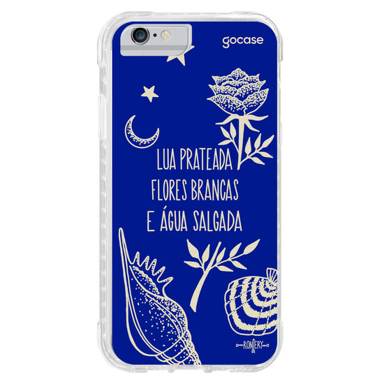 Capinha para celular  Iemanjá Fé no Mar - Azul