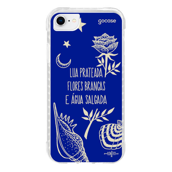 Capinha para celular  Iemanjá Fé no Mar - Azul