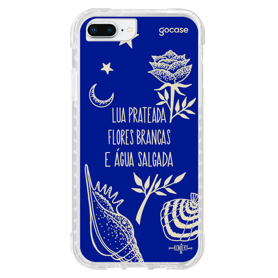Capinha para celular  Iemanjá Fé no Mar - Azul