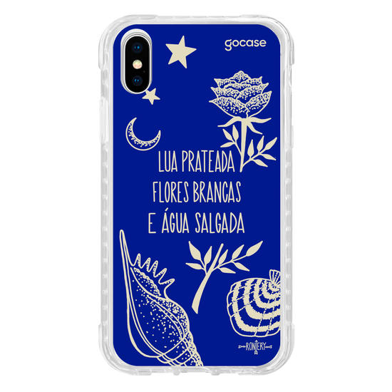 Capinha para celular  Iemanjá Fé no Mar - Azul