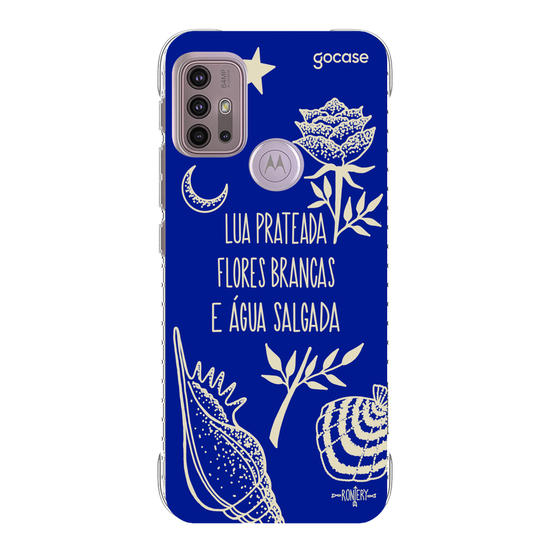 Capinha para celular  Iemanjá Fé no Mar - Azul