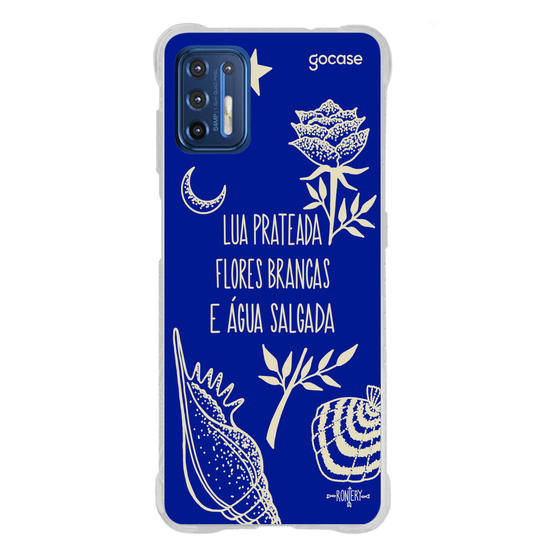 Capinha para celular  Iemanjá Fé no Mar - Azul