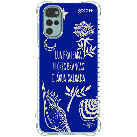 Capinha para celular  Iemanjá Fé no Mar - Azul