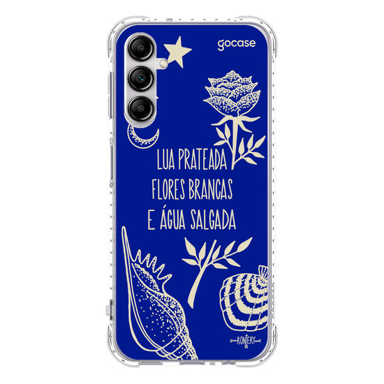 Capinha para celular  Iemanjá Fé no Mar - Azul