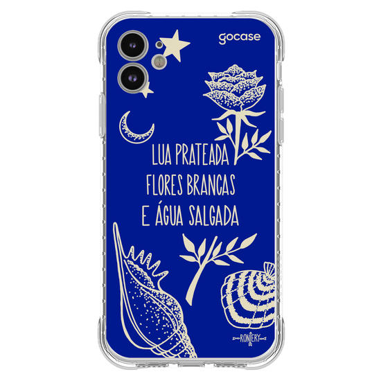 Capinha para celular  Iemanjá Fé no Mar - Azul