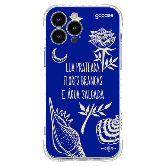 Capinha para celular  Iemanjá Fé no Mar - Azul