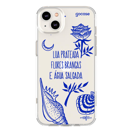 Capinha para celular  Iemanjá - Fé no Mar - Creme