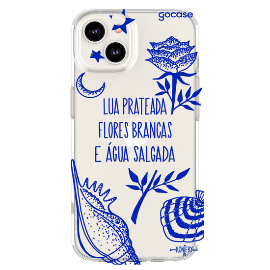 Capinha para celular  Iemanjá - Fé no Mar - Creme