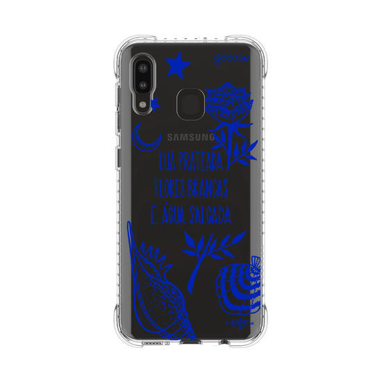 Capinha para celular  Iemanjá - Fé no Mar - Creme