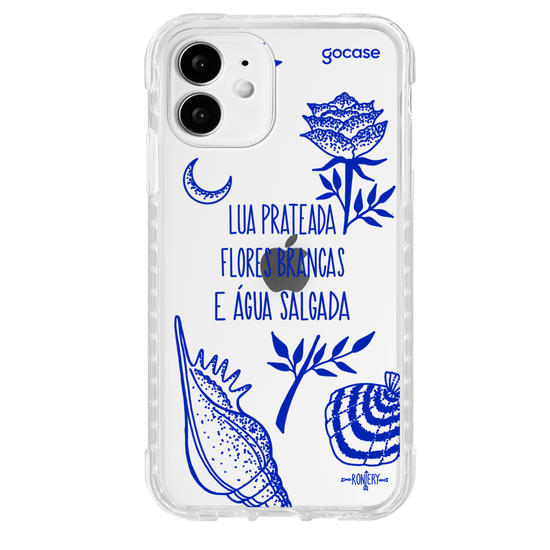 Capinha para celular  Iemanjá - Fé no Mar - Creme