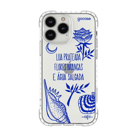 Capinha para celular  Iemanjá - Fé no Mar - Creme