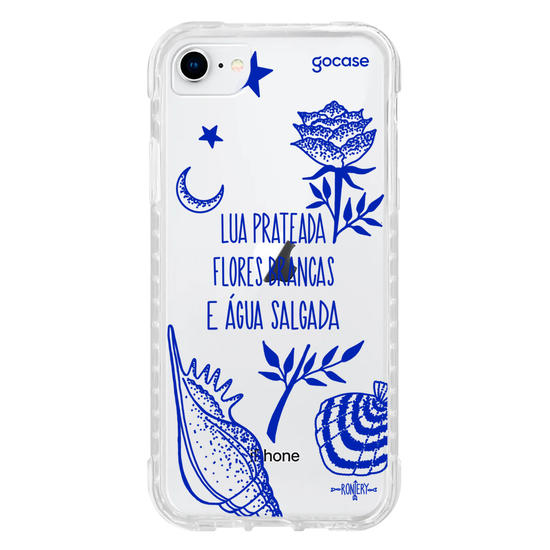 Capinha para celular  Iemanjá - Fé no Mar - Creme