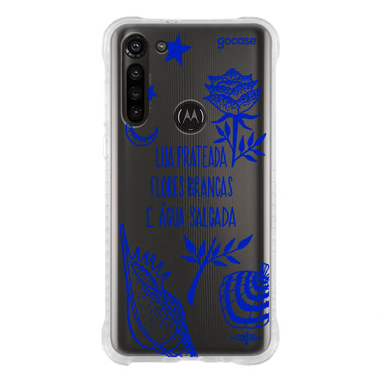 Capinha para celular  Iemanjá - Fé no Mar - Creme