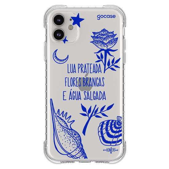 Capinha para celular  Iemanjá - Fé no Mar - Creme