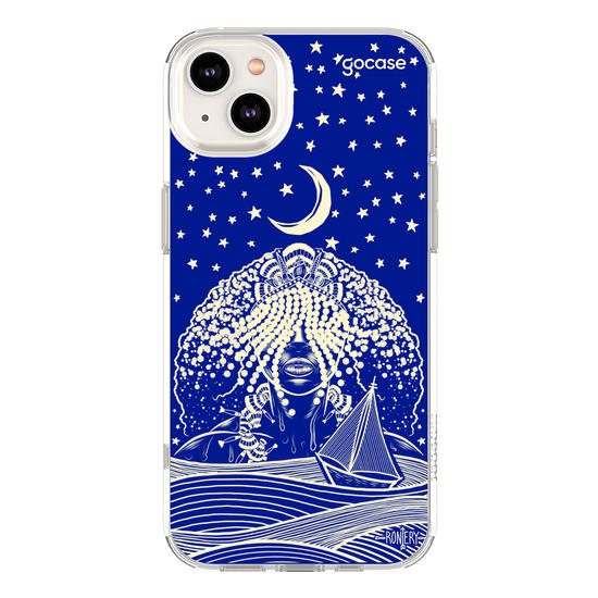 Capinha para celular  Iemanjá Maré - Azul