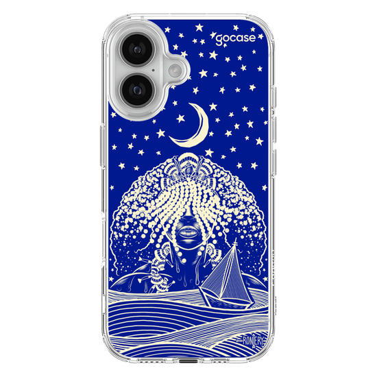 Capinha para celular  Iemanjá Maré - Azul
