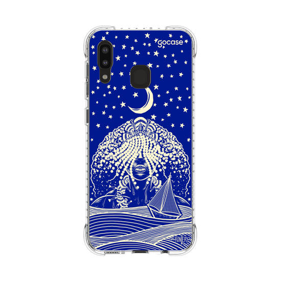 Capinha para celular  Iemanjá Maré - Azul