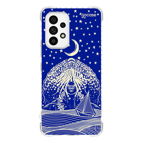Capinha para celular  Iemanjá Maré - Azul