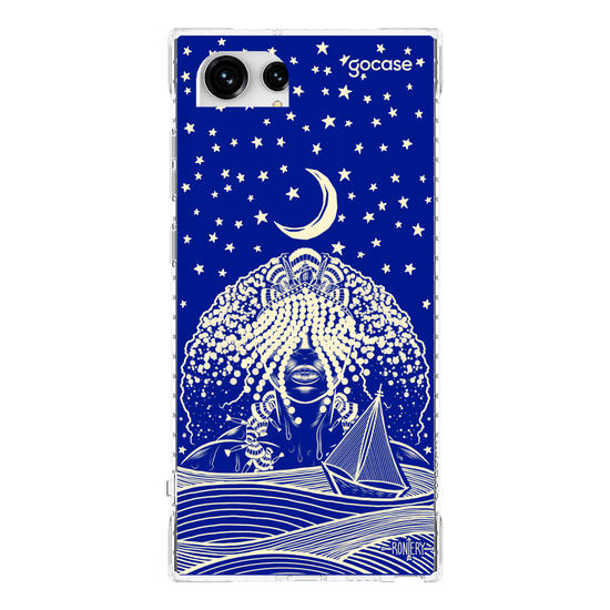 Capinha para celular  Iemanjá Maré - Azul