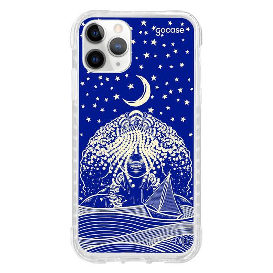 Capinha para celular  Iemanjá Maré - Azul