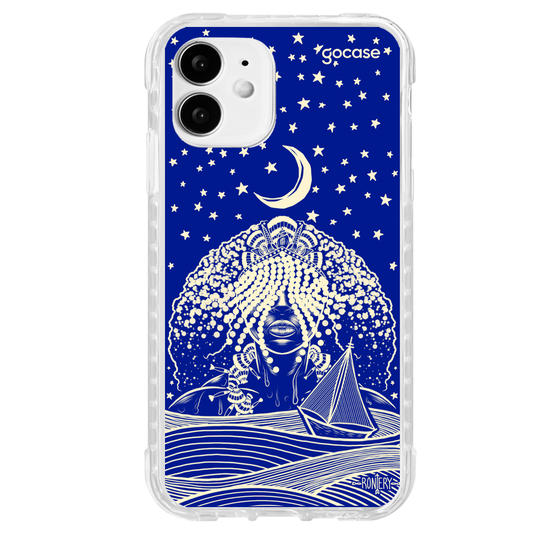 Capinha para celular  Iemanjá Maré - Azul