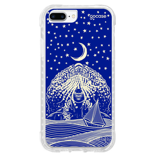 Capinha para celular  Iemanjá Maré - Azul