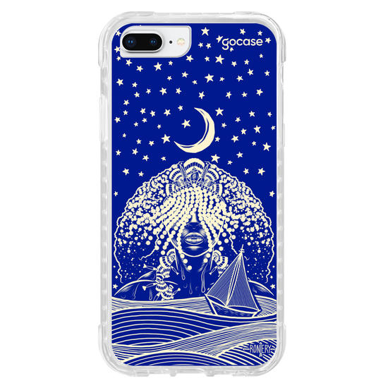 Capinha para celular  Iemanjá Maré - Azul