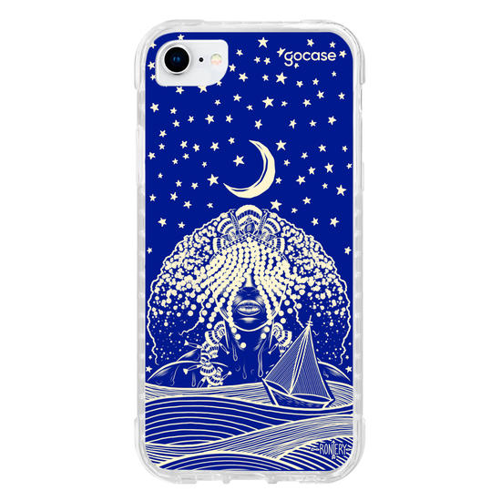 Capinha para celular  Iemanjá Maré - Azul