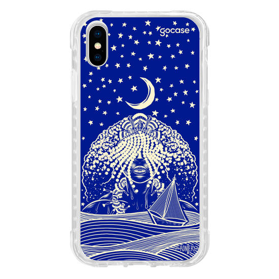 Capinha para celular  Iemanjá Maré - Azul