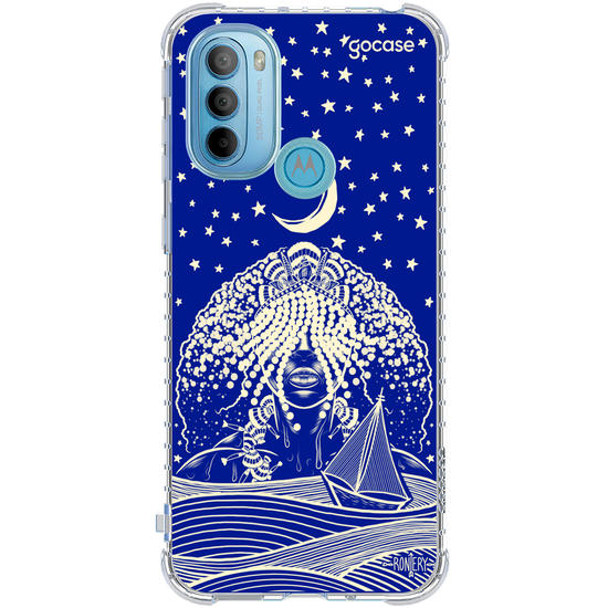 Capinha para celular  Iemanjá Maré - Azul