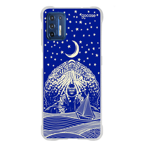 Capinha para celular  Iemanjá Maré - Azul
