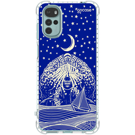 Capinha para celular  Iemanjá Maré - Azul