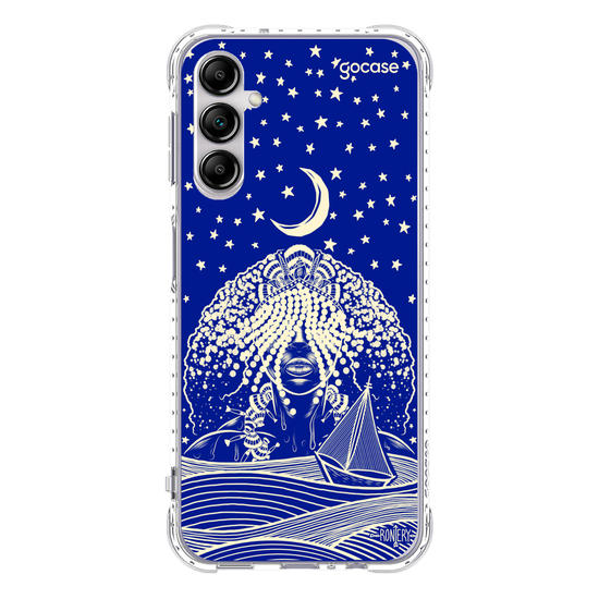 Capinha para celular  Iemanjá Maré - Azul