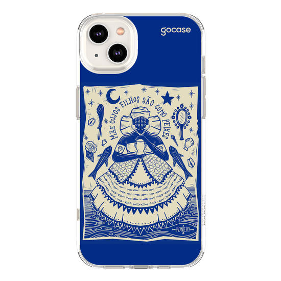 Capinha para celular  Iemanjá - Odoiya - Azul