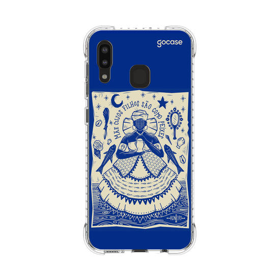 Capinha para celular  Iemanjá - Odoiya - Azul