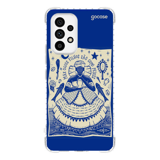 Capinha para celular  Iemanjá - Odoiya - Azul