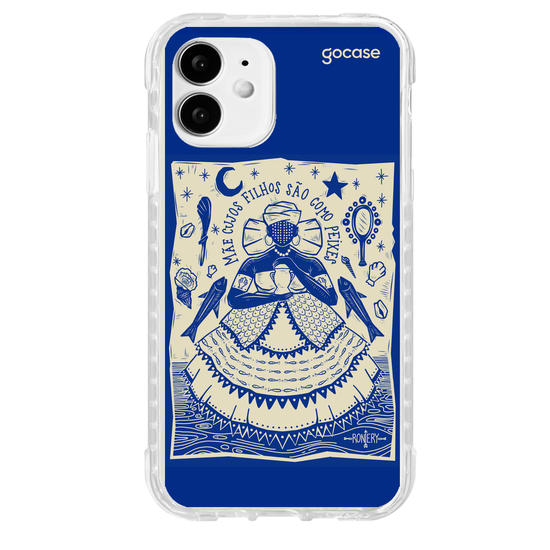 Capinha para celular  Iemanjá - Odoiya - Azul