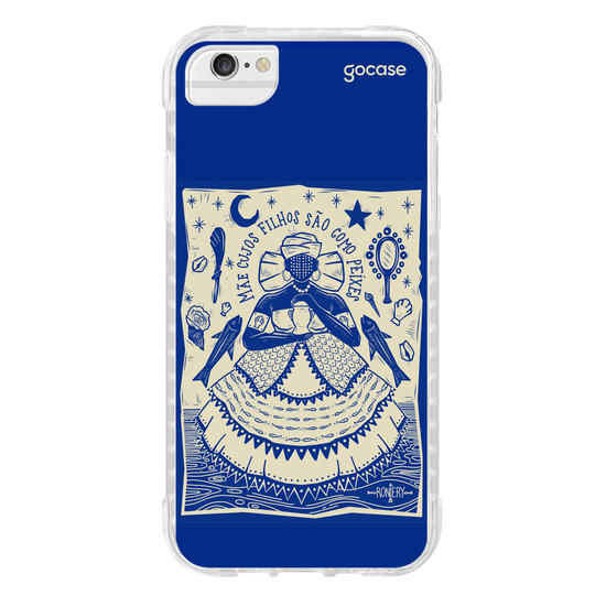 Capinha para celular  Iemanjá - Odoiya - Azul