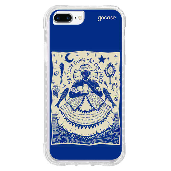 Capinha para celular  Iemanjá - Odoiya - Azul