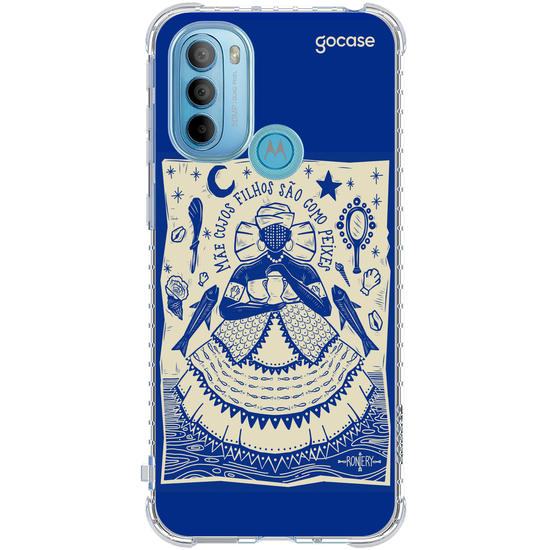 Capinha para celular  Iemanjá - Odoiya - Azul