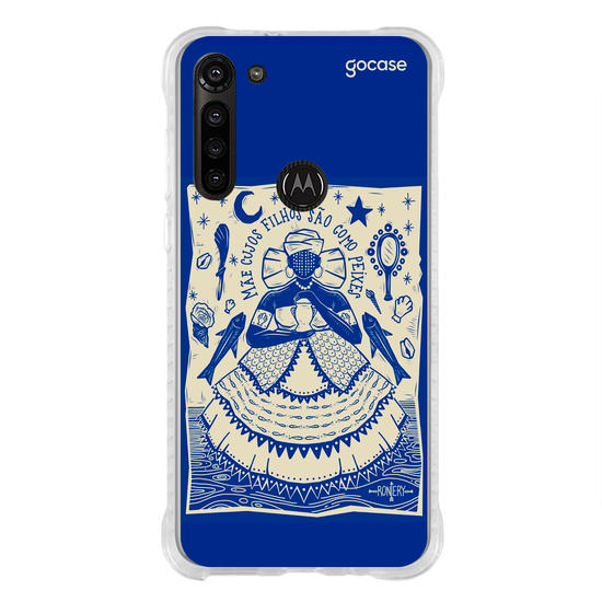 Capinha para celular  Iemanjá - Odoiya - Azul