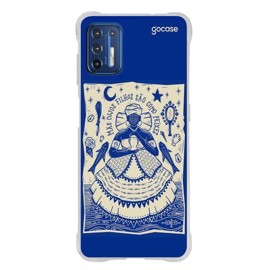 Capinha para celular  Iemanjá - Odoiya - Azul