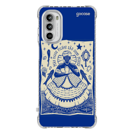 Capinha para celular  Iemanjá - Odoiya - Azul